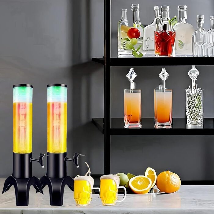 Диспенсер для пива с краном и охлаждающей трубкой KUNANG