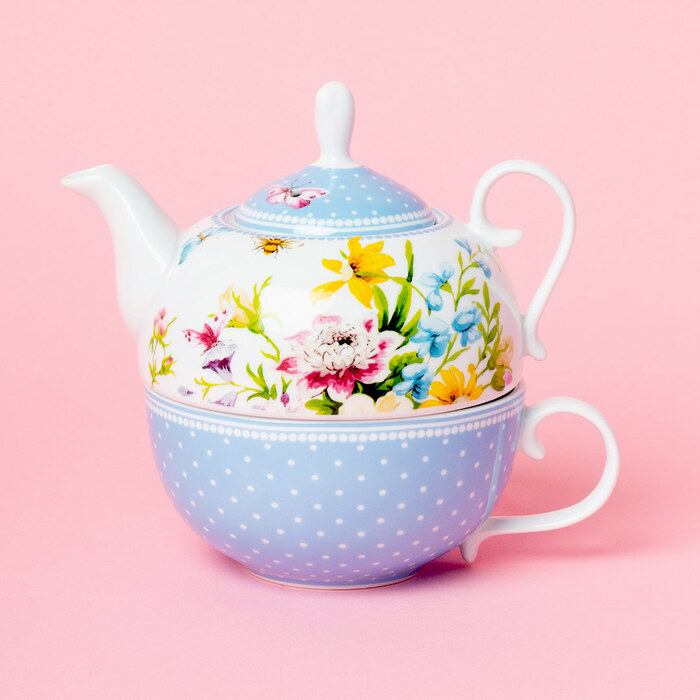 Набор для чая Katie Alice ENGLISH GARDEN Tea For One, фарфор, 2 пр.