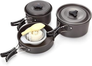 Набір туристичного посуду 5 предметів Hasaller