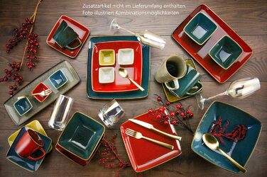 Набір посуду на 4 персони, 16 предметів, глазур Retro Style Creatable