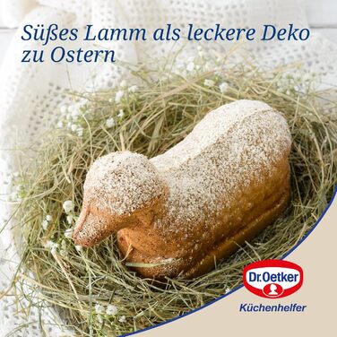 Форма для пасхальної випічки, маленьке ягня Golden Easter Dr. Oetker