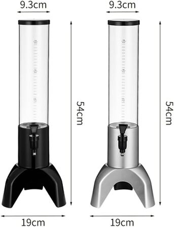 Диспенсер для пива с краном 1,5 л серебряный KUNANG