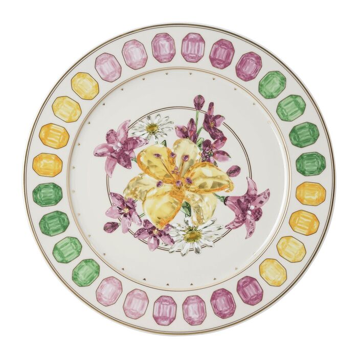 Тарелка сервировочная 33 см Букет IDYLLIA Swarovski x Rosenthal
