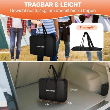 Складной кемпинговый стол 89 x 40 см FUNYKICH