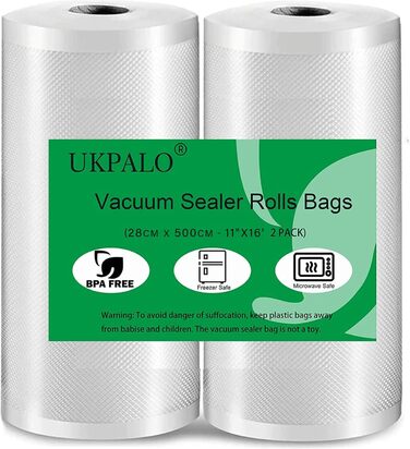 Рулон вакуумных пленок 28 x 500 см, 2 рулона UKPALO