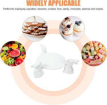 Порцелянова підставка для торта 24,5 см Zerodeko