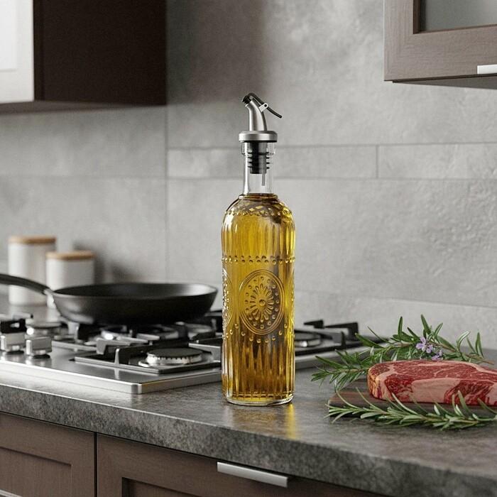 Пляшка для олії та оцту Fissman 500 мл скло (6005)