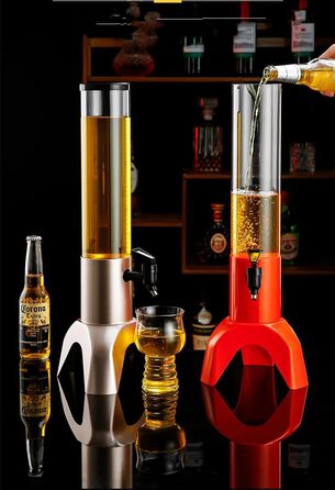 Диспенсер для пива с краном 1,5 л серебряный KUNANG