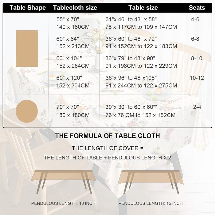 Великодня скатертина 304 x 152 см Arquiel