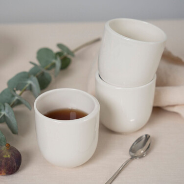 Кухоль для кави 0,32 л без ручки, набір 6 предметів, білі NewMoon Villeroy & Boch