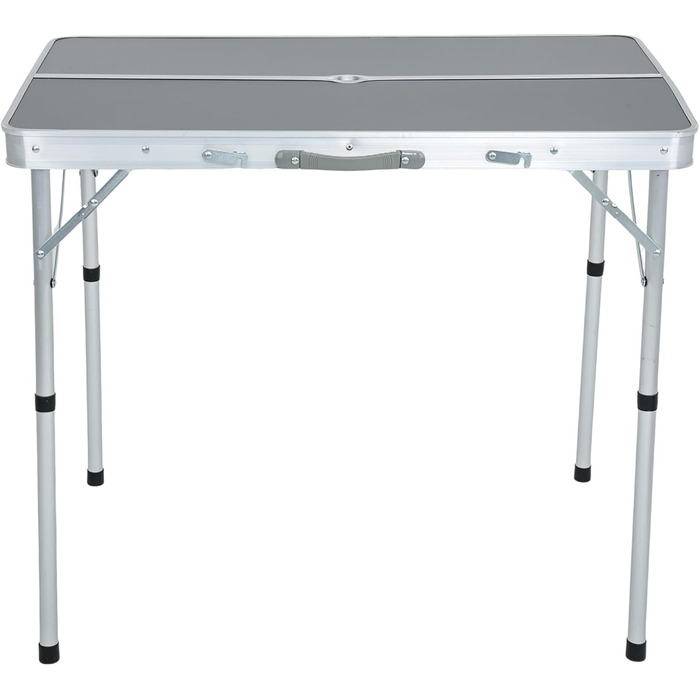 Набор для пикника стол и 2 скамейки серый AKORD