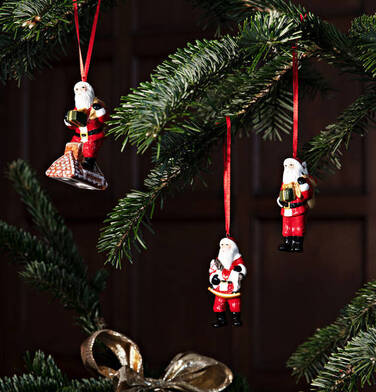 Набір підвісок Санта Клаус 3 предмета, Nostalgic Ornaments Villeroy & Boch