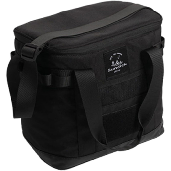 Дорожня сумка, сумка-реклама, зручна, багатофункціональна, термосумка для гарячої та холодної їжі, ідеально підходить для каякінгу, пікніків, офісних поїздок, кемпінгу, чорна