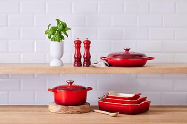 Прямокутна керамічна запіканка Le Creuset Tradition, 2,4 літра, карибська, 71102261700001 (прибережно-блакитний, 26 см)