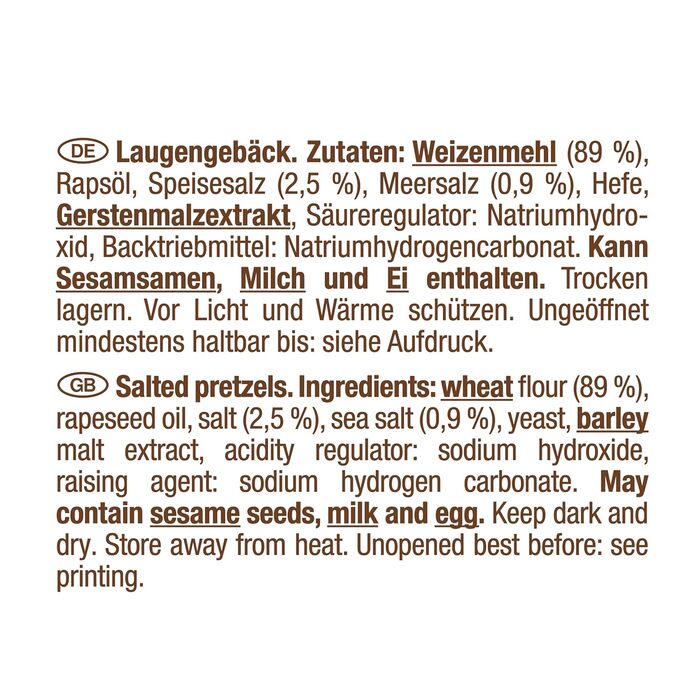 Крекер Salletts кренделі, 14 упаковок по 200 г Lorenz
