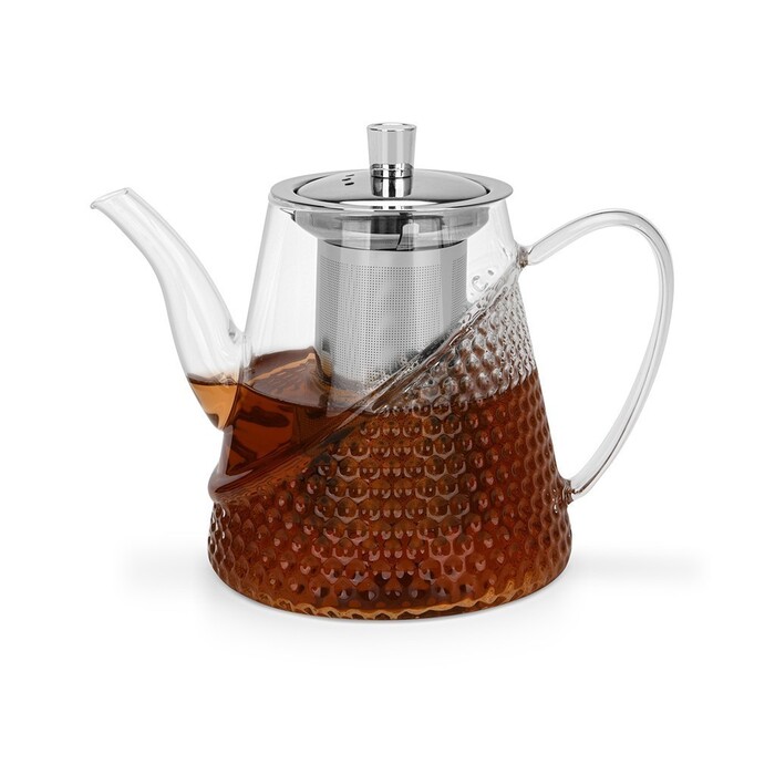 Чайник для заварювання Fissman 1000 мл зі сталевим фільтром жаростійке скло (9173)