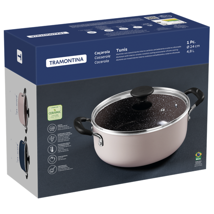 Каструля Tramontina Tunis (4.8 л) 24 см (7067743)