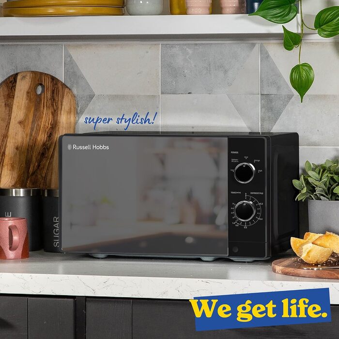 Мікрохвильова піч 20 л, 800 Вт чорний RHM2027B Russell Hobbs