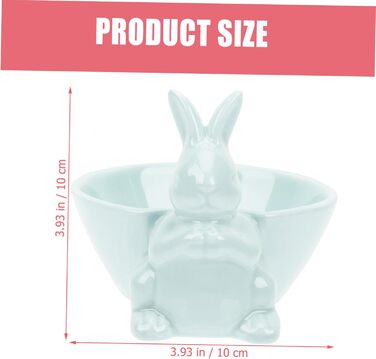 Керамическая миска с кроликом HOLIDYOYO