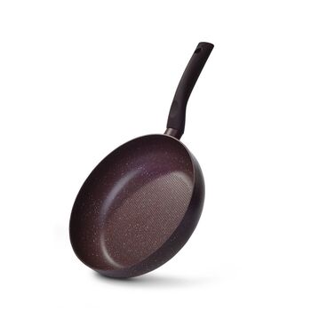 Глибока сковорідка для смаження Fissman MOSSES STONE 24x6 см (14698)