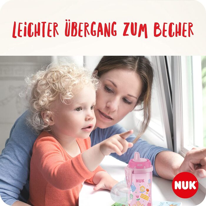 Пляшечка для годування 300 мл, синій NUK