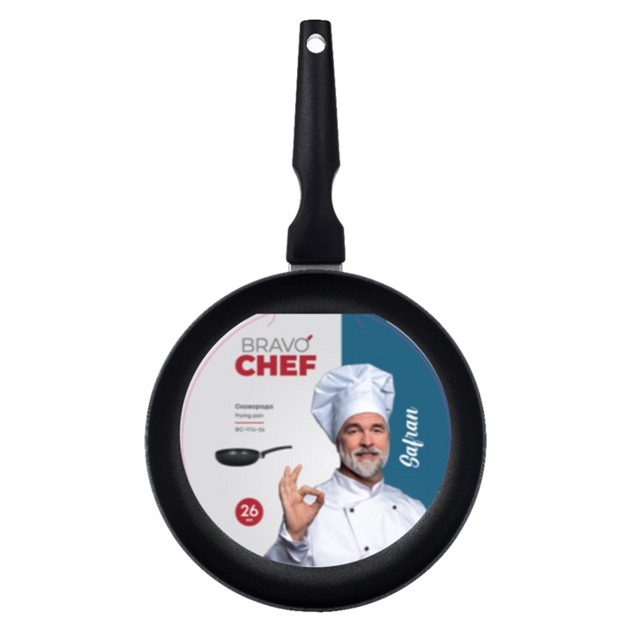 Сковорода BRAVO CHEF Safran 26 см б/крышки (6720858)