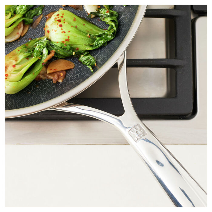 Сковорода 26 см с антипригарным покрытием в форме сот со стеклянной крышкой Peak Zwilling