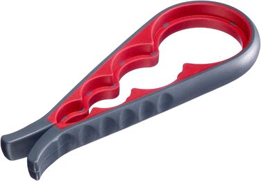 Набір Westmark, 2 шт. 1 відкривачка для гвинтових кришок 1 підйомник скла, високоякісний пластик/сталь, Vacumex, сріблястий/червоний, 105322E6 (комплект багатоцільовий відкривач підйомник скла)