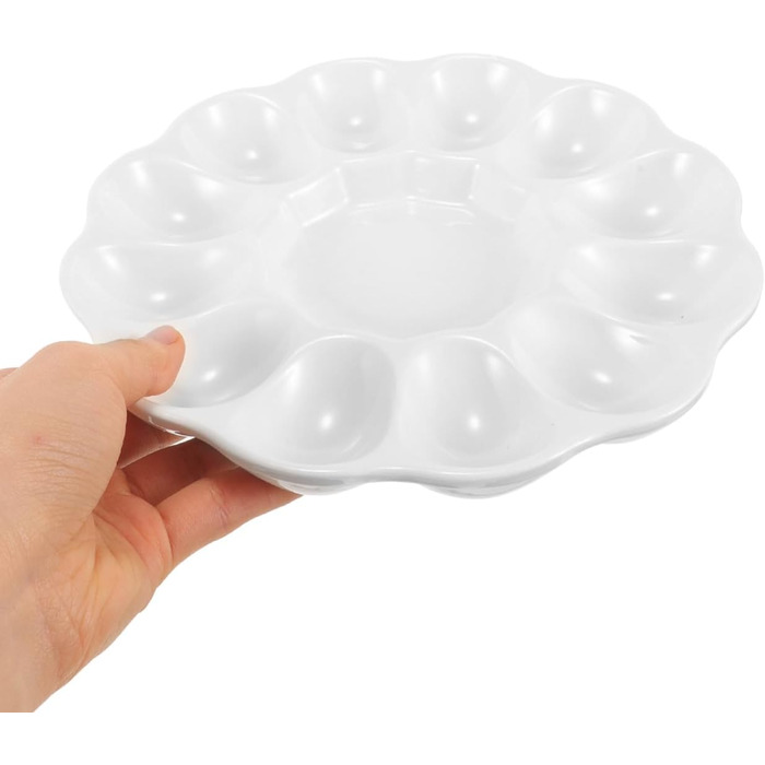 Керамічна підставка для фаршированих яєць для великодніх святкувань Cabilock