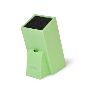 Підставка для кухонних ножів та ножиць Fissman 11x11x26 см ЗЕЛЕНИЙ (2874)