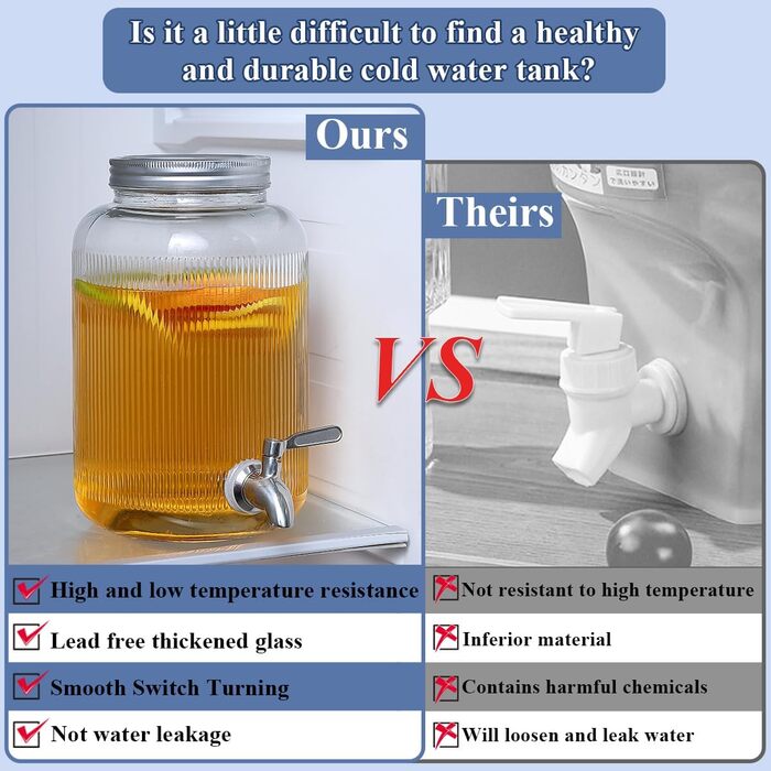 Диспенсер для напоїв з краном 4 л Evanda