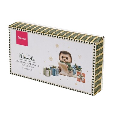 Блюдо Fissman MIRACLE багатокутне 16.5x7.5 см порцеляна (16022)