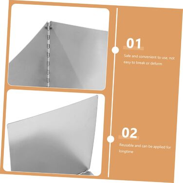 Захист від бризок олії з нержавіючої сталі 30 х 30 см DEARMAMY