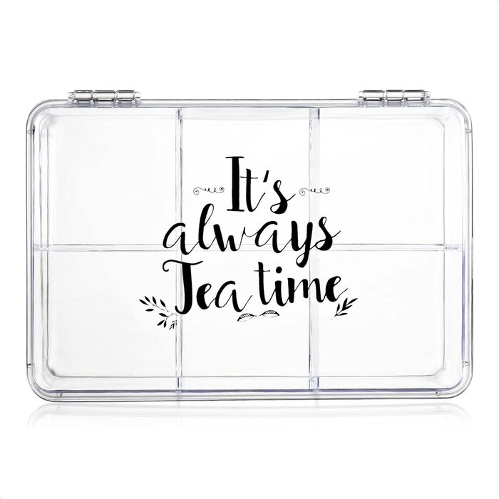 Органайзер для чайных пакетиков, 6 отделений, набор 2 предмета It's Always Teatime Com-Four