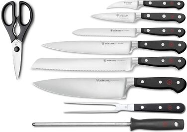 Набор ножей, 9 предметов в деревянном блоке 1090170904 Classic Wuesthof