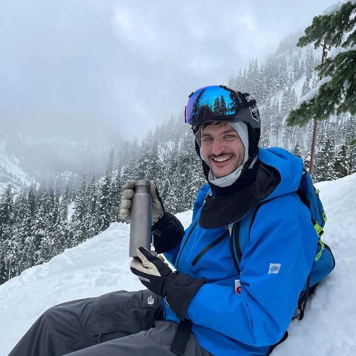 Ультралегкая бутылка для кемпинга с термоизоляцией 800 мл SILVERANT