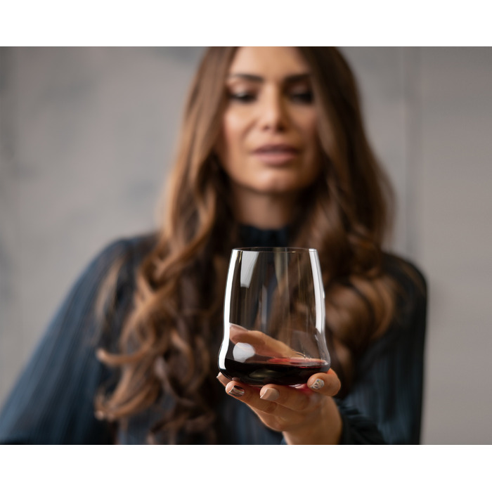 Набір келихів для червоного вина 2 предмета Cabernet Sauvignon Stemless Wings Riedel