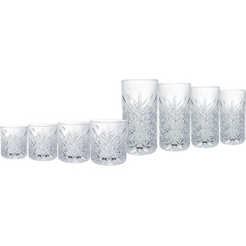 Набір склянок для віскі та лонг-дринків, 8 предметів, Timeless Creatable