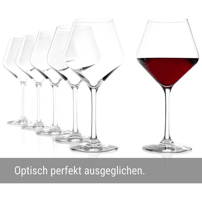 Келихи для білого вина Stlzle Lausitz Revolution 365 мл I Келихи для білого вина Набір з 6 келихів для благородного кришталю I Келихи для вина Можна мити в посудомийній машині I Набір келихів для білого вина ударостійкий I найвищої якості (545 мл келихи д