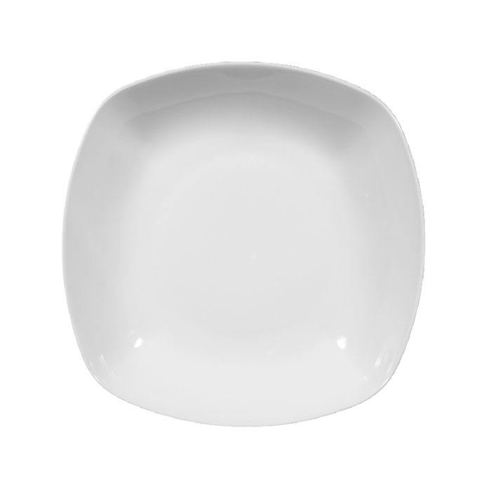Тарелка глубокая квадратная 21 см белая Sketch Basic Seltmann