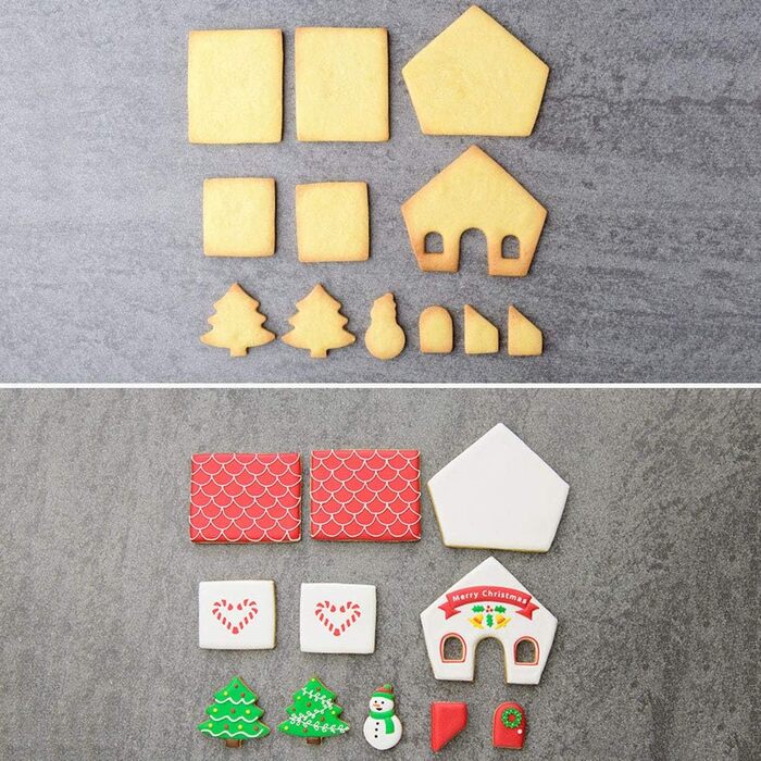 Набір з 8 форм для печива Пряниковий будиночок, пластик Cabilock