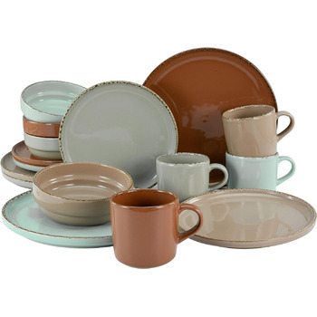 Набор посуды на 4 персоны, 16 предметов, Terra Collection Creatable