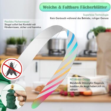 Вентилятор відлякувач комах зелений KERCAMKEL