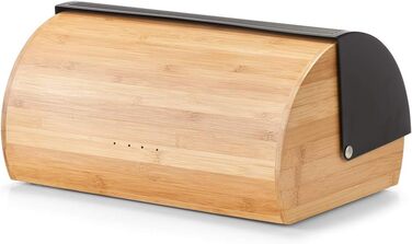 Хлібниця 39 x 27 x 19 см чорна Vialex