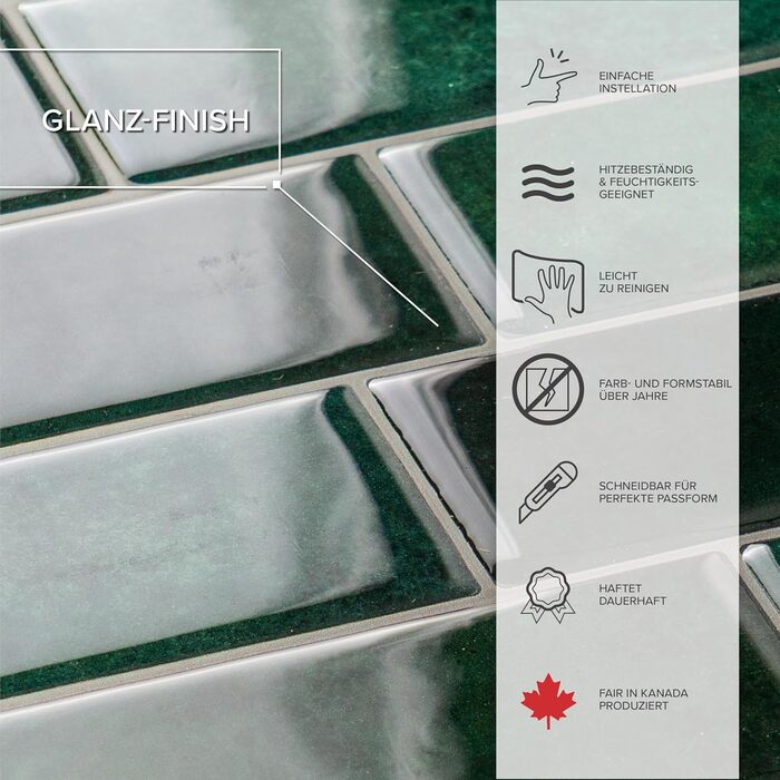 Наклейки для плитки 29,4 х 21,3 см SMART TILES