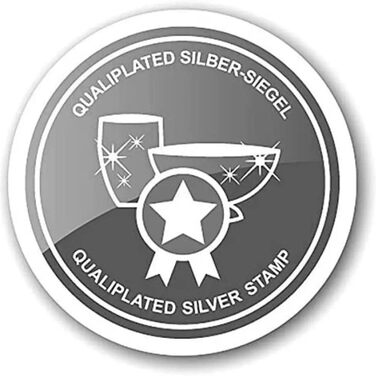 Набір з 2 посріблених підставок для яєць 5 см Classo EDZARD