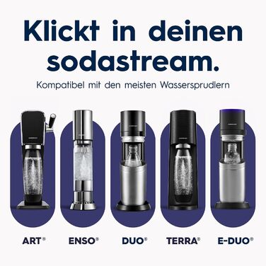 Бутылка для газированной воды 0,9 л, черная Fizz & Go SodaStream