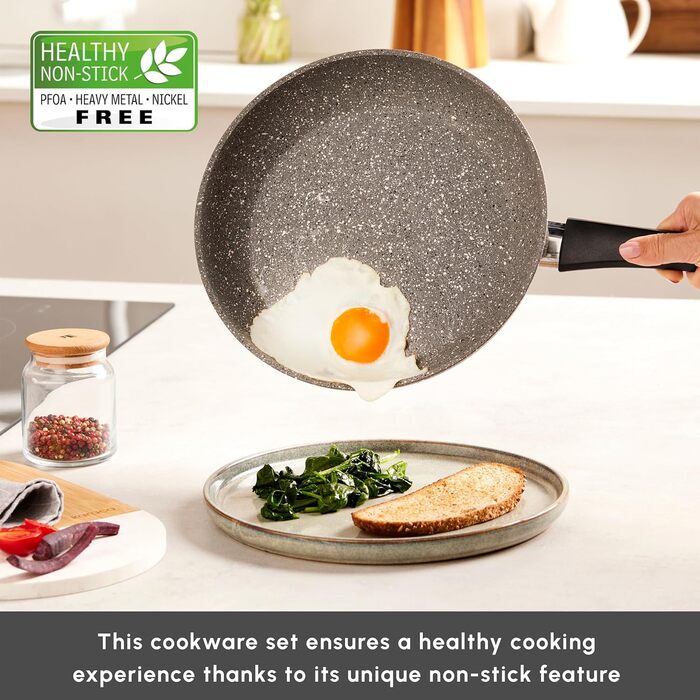 Набор кастрюль / сковородок, антипригарное, набор кастрюль со стеклянными крышками, набор посуды, наборы кастрюль, 3 кастрюли со стеклянной крышкой 1 кастрюля (базовая), 7 шт.