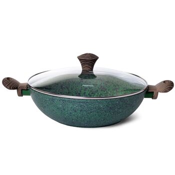 Сковорідка ВОК Fissman MALACHITE 30x9 см (4309)