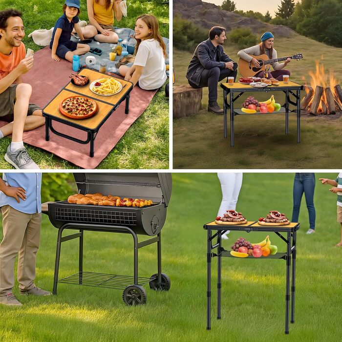 Складной кемпинговый столик 58х40 см Anbte